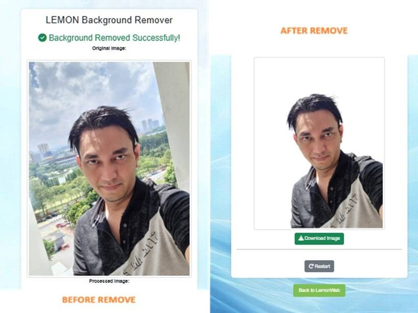 LEMON Background Remover – The Free, Instant AI-Powered Background Eraser!