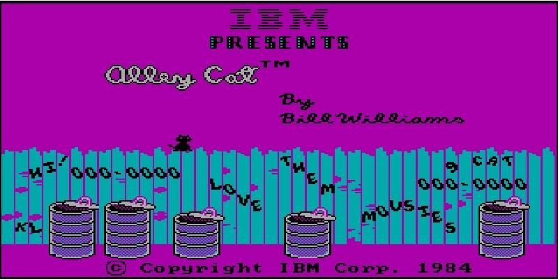 DOS Games - Alley Cat
